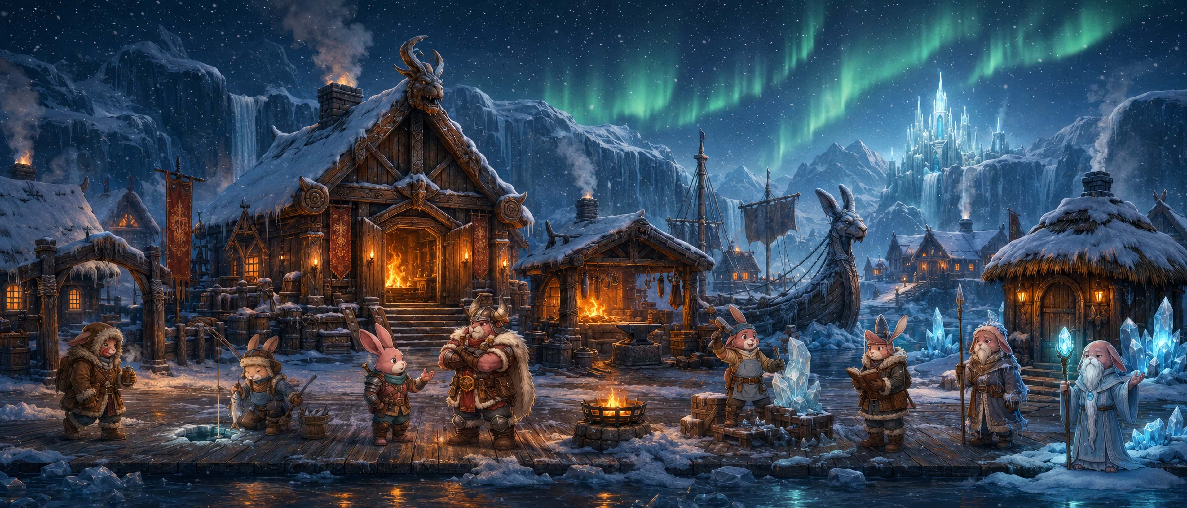 The Frozen Crown — The village