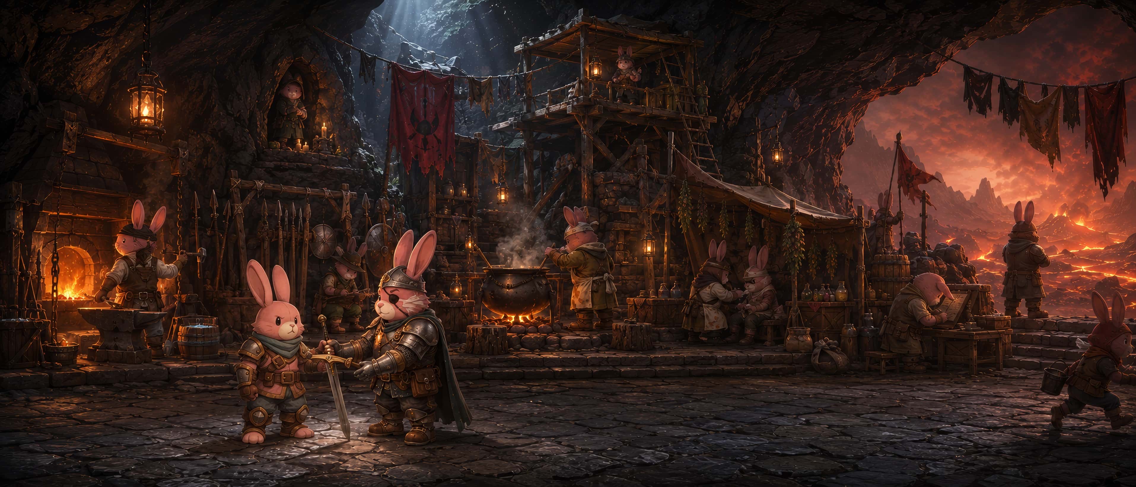 The Red Throne — The village
