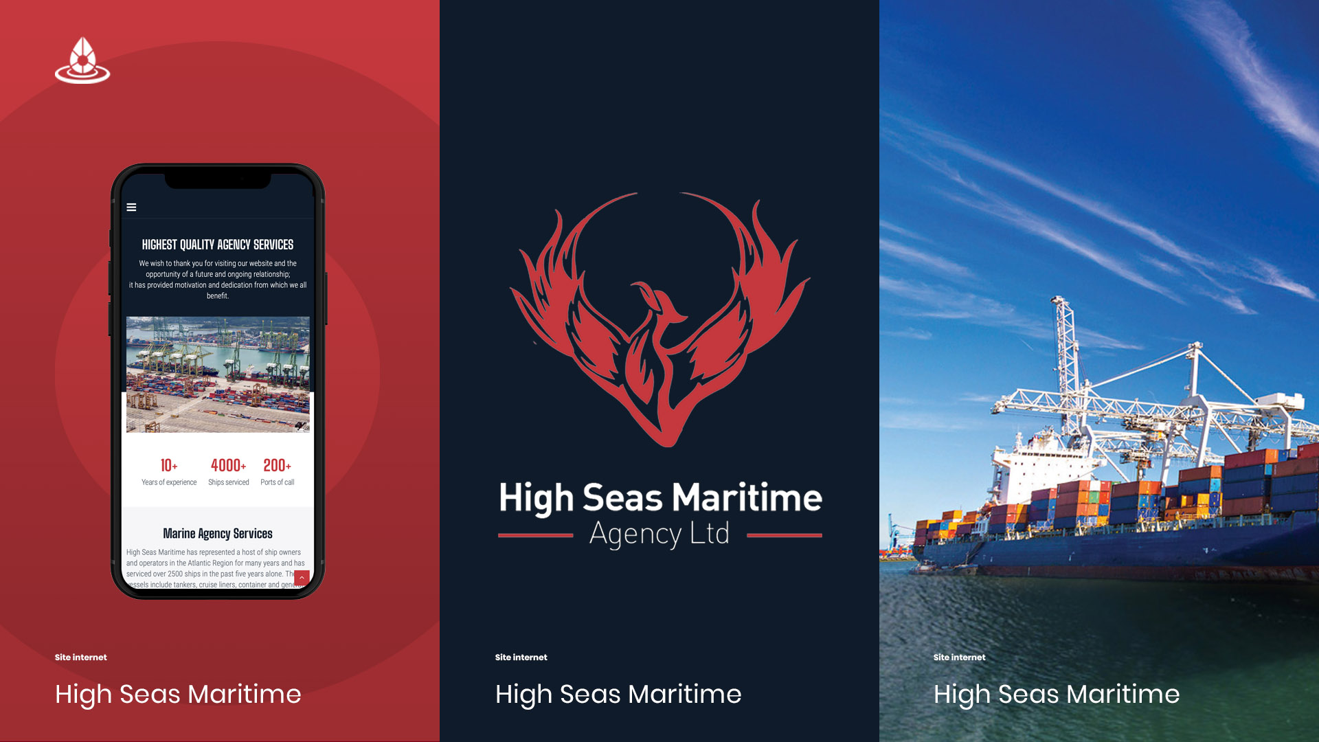 highseasmaritime Wordpress Portfolio Theme